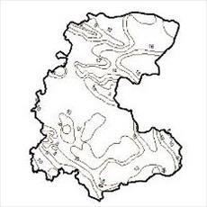 Map isotherms Central Province