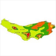 Climate class map Mazandaran