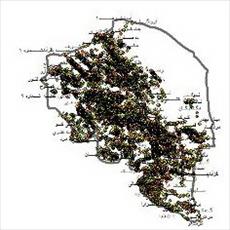 SHAPE file villages in Kerman province