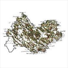 SHAPE file villages in Kermanshah