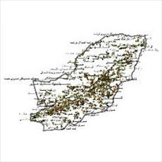 SHAPE file villages of Golestan