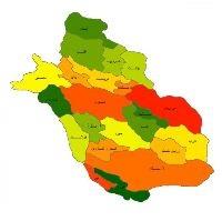 دانلود شیپ فایل شهرستان های استان فارس