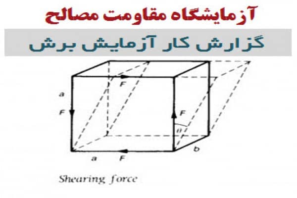 گزارش کار آزمایشگاه مقاومت مصالح مرکز برش